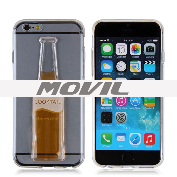 NP-2104 botella coctel teléfono funda para iPhone 6 plus-0